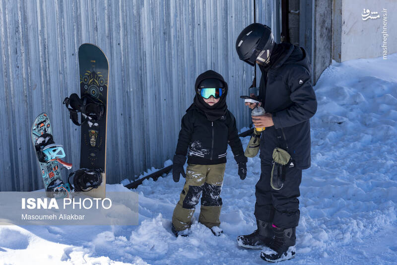 عکس/ پیست اسکی دیزین