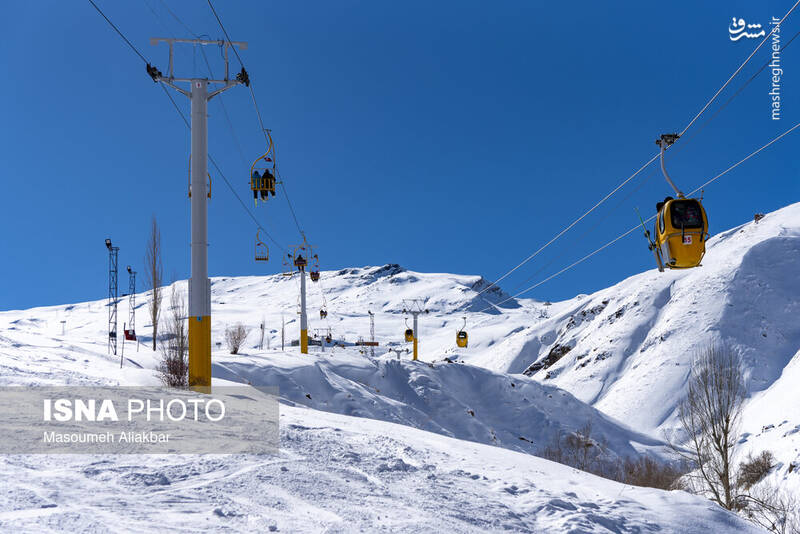 عکس/ پیست اسکی دیزین