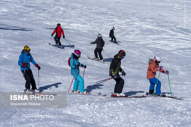 عکس/ پیست اسکی دیزین