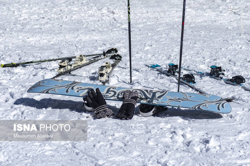 عکس/ پیست اسکی دیزین