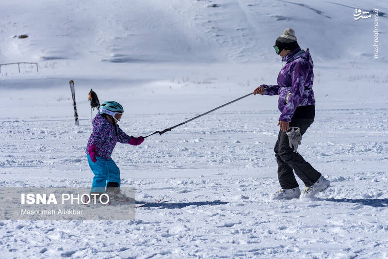 عکس/ پیست اسکی دیزین