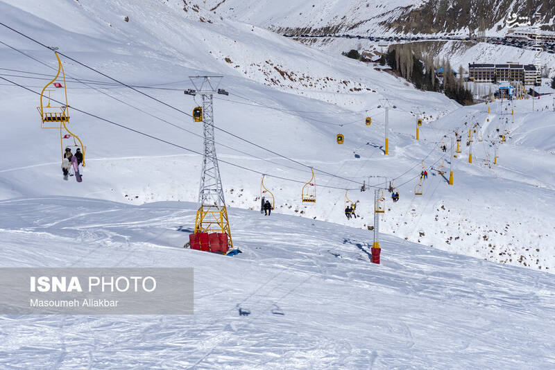 عکس/ پیست اسکی دیزین