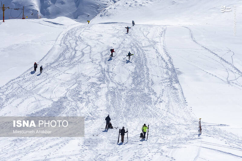 عکس/ پیست اسکی دیزین