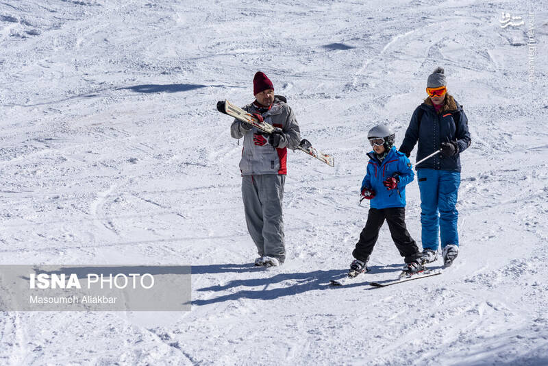 عکس/ پیست اسکی دیزین