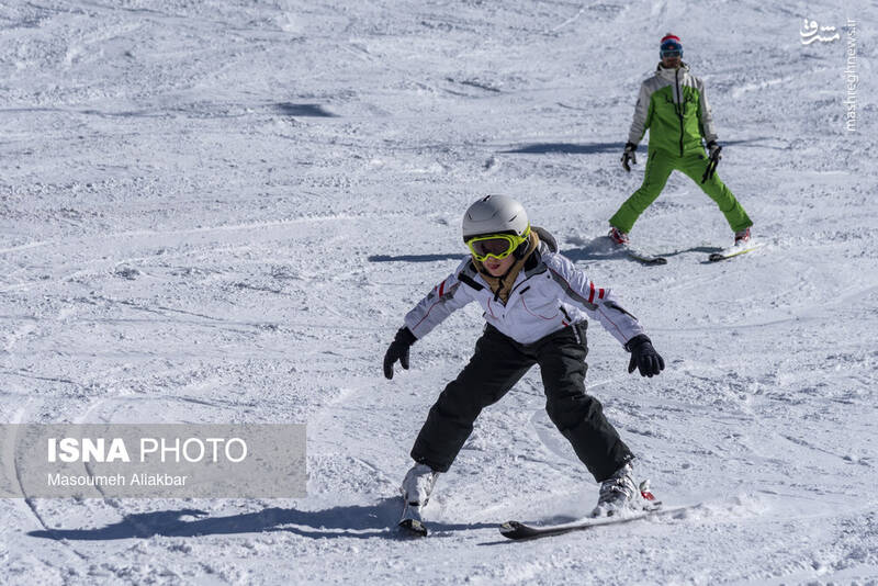 عکس/ پیست اسکی دیزین