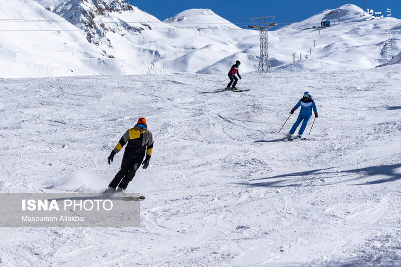 عکس/ پیست اسکی دیزین