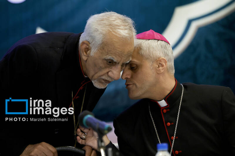 نشست خبری رهبران ادیان توحیدی به مناسبت تشییع سید حسن نصرالله