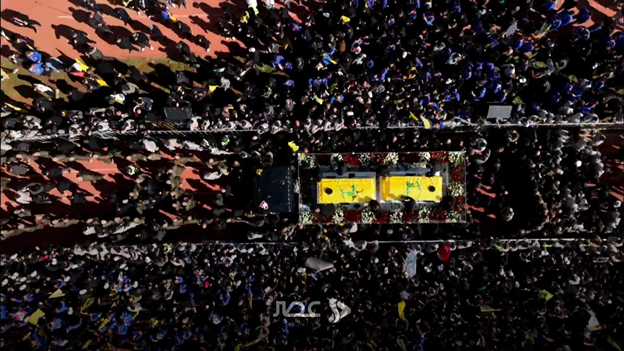 گزارش تصویری اختصاصی عصر: حماسه وداع با رهبران مقاومت