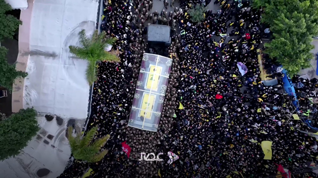 گزارش تصویری اختصاصی عصر: حماسه وداع با رهبران مقاومت