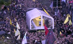 کاروان شهدای مقاومت به محل مرقد رسید