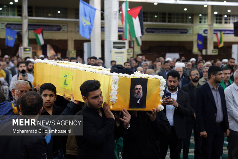 استان بوشهر، مراسم بزرگداشت شهید «سید حسن نصرالله» در بوشهر