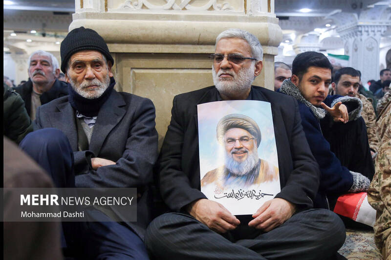 مراسم یادبود شهدای جبهه مقاومت در اردبیل