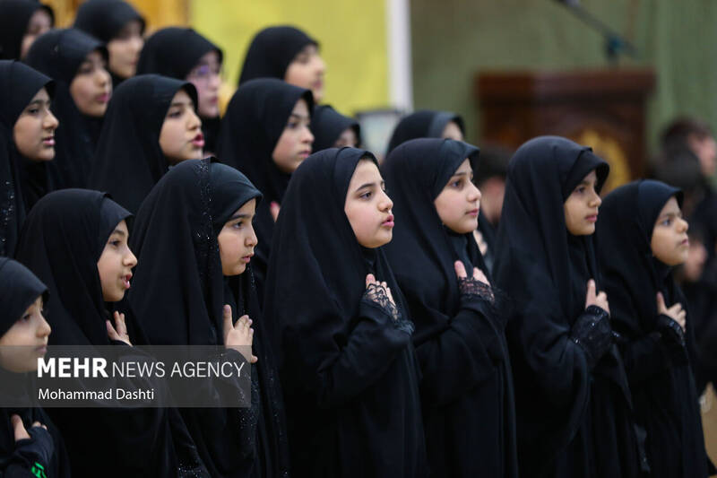 مراسم یادبود شهدای جبهه مقاومت در اردبیل