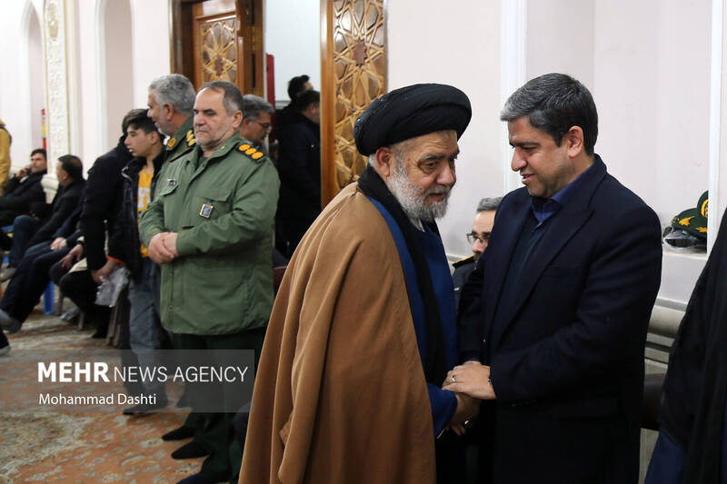 مراسم یادبود شهدای جبهه مقاومت در اردبیل