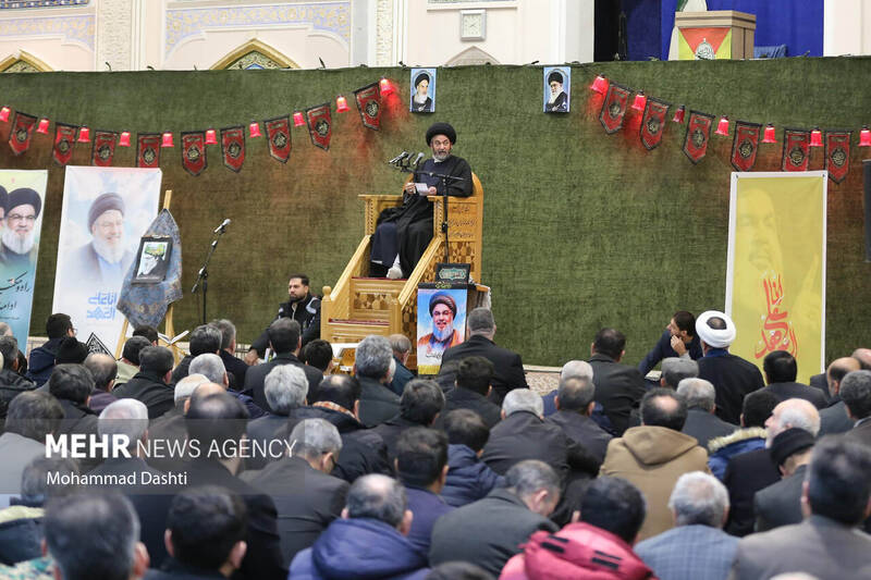 مراسم یادبود شهدای جبهه مقاومت در اردبیل
