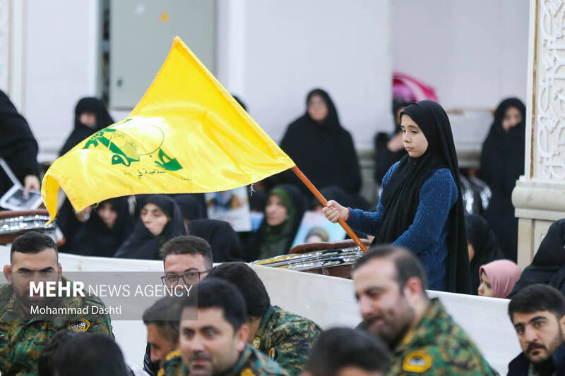 مراسم یادبود شهدای جبهه مقاومت در اردبیل