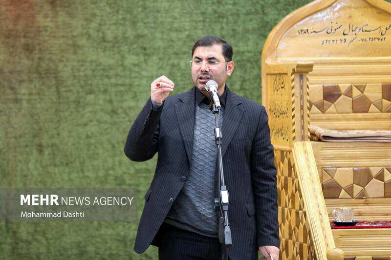 مراسم یادبود شهدای جبهه مقاومت در اردبیل