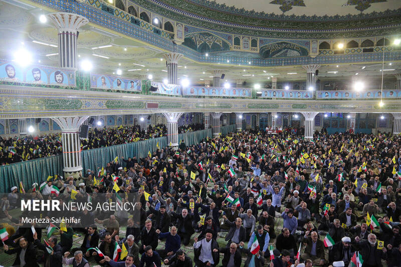 گرامیداشت شهید سیدحسن‌نصرالله در شهرکرد