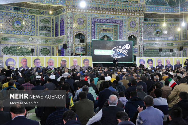 گرامیداشت شهید سیدحسننصرالله در شهرکرد