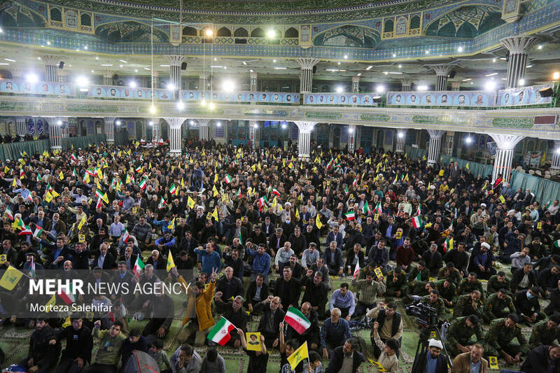 گرامیداشت شهید سیدحسننصرالله در شهرکرد