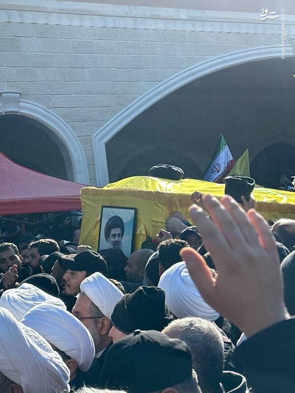عکس/ مراسم تشییع شهید صفیالدین در جنوب لبنان