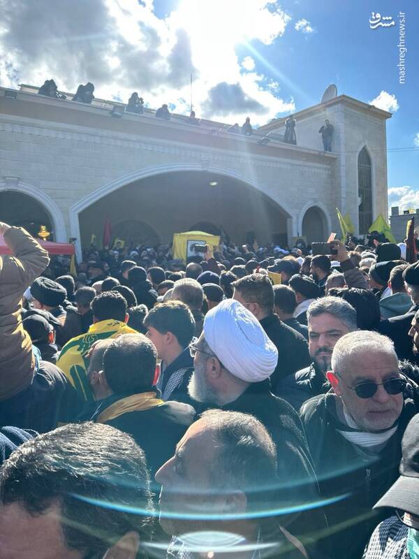 عکس/ مراسم تشییع شهید صفیالدین در جنوب لبنان
