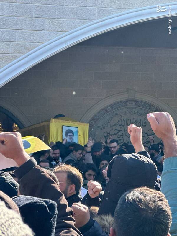 عکس/ مراسم تشییع شهید صفیالدین در جنوب لبنان