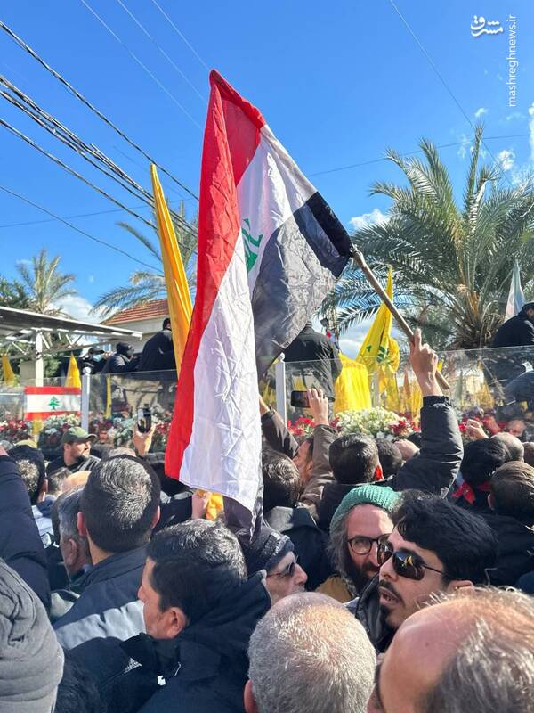عکس/ مراسم تشییع شهید صفیالدین در جنوب لبنان