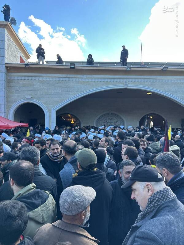 عکس/ مراسم تشییع شهید صفیالدین در جنوب لبنان