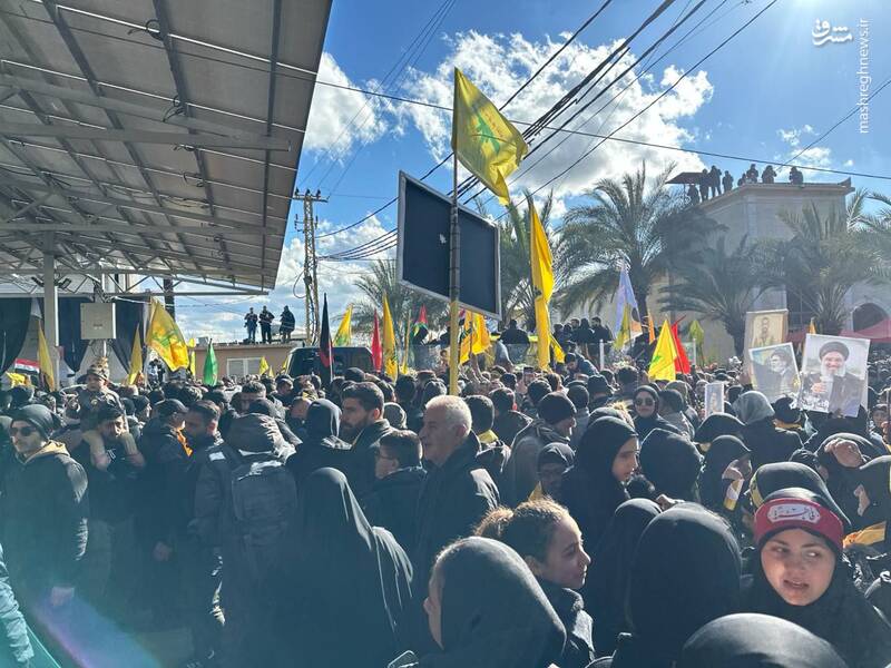 عکس/ مراسم تشییع شهید صفیالدین در جنوب لبنان