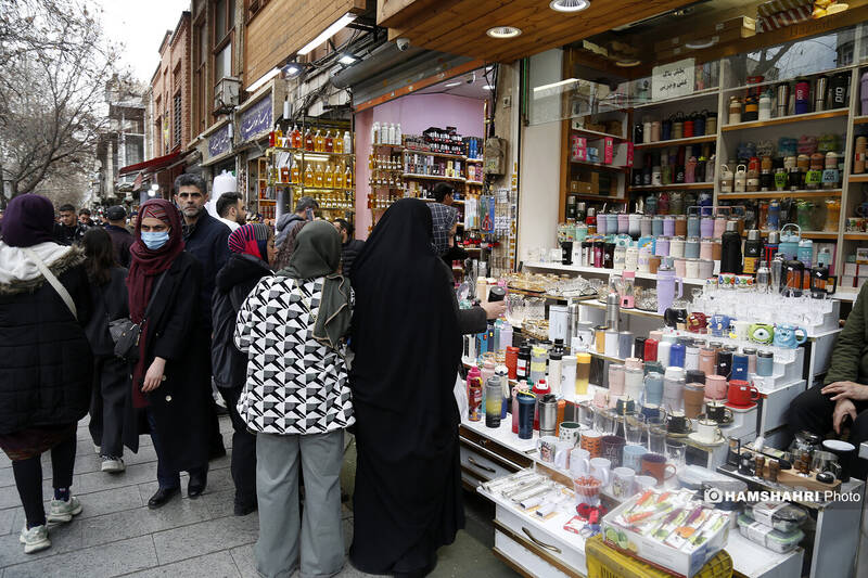 حال و هوای بازار در آستانه عید نوروز