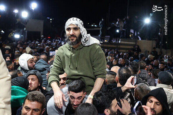 ۴۵۶ اسیر فلسطینی آزاد شدند +فیلم