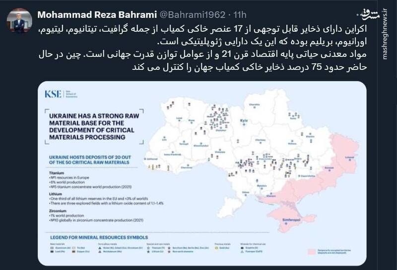 مواد معدنی حیاتی از عوامل توازن قدرت جهانی است