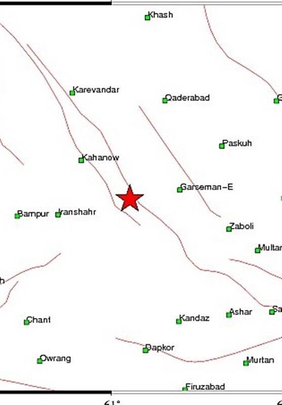 زلزله ۵.۱ ریشتری ایرانشهر را لرزاند +عکس