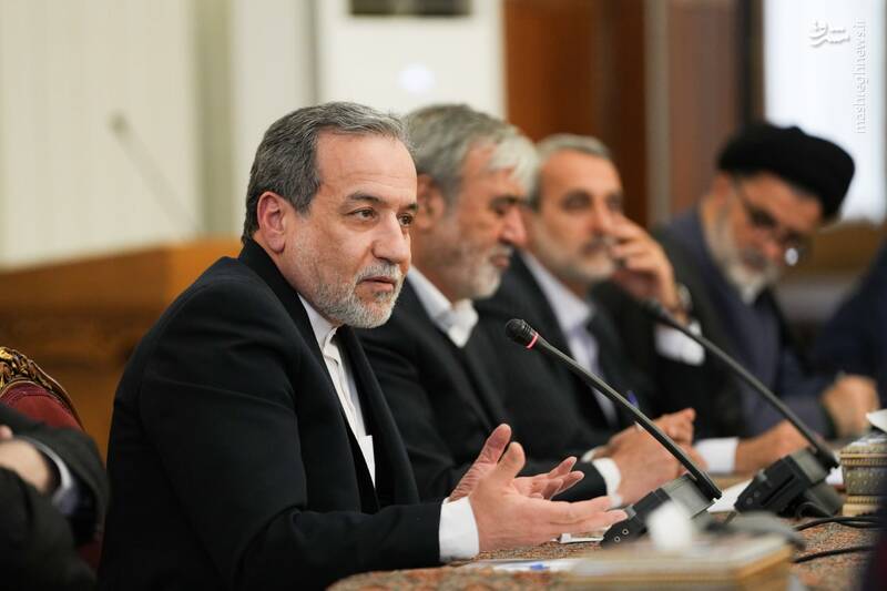 عکس/ جلسه مشترک اعضای کمیسیون امنیت ملی با عراقچی