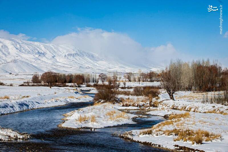 طبیعت زیبای زمستانی منطقه باستانی پرتیکان