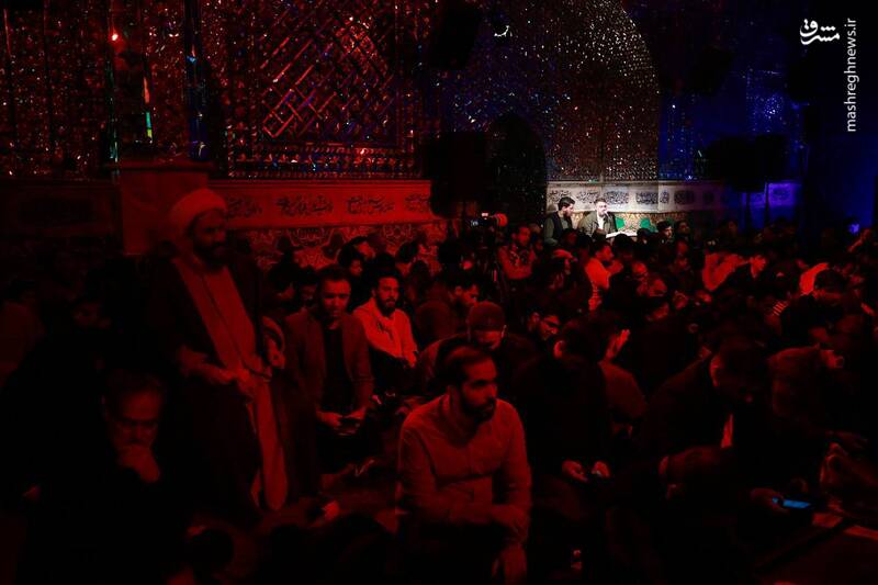 عکس/ ششمین شب از ماه مبارک در امامزاده صالح(ع)