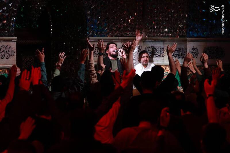 عکس/ ششمین شب از ماه مبارک در امامزاده صالح(ع)