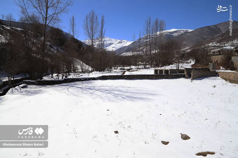 عکس/ مناظر برفی کجور مازندران