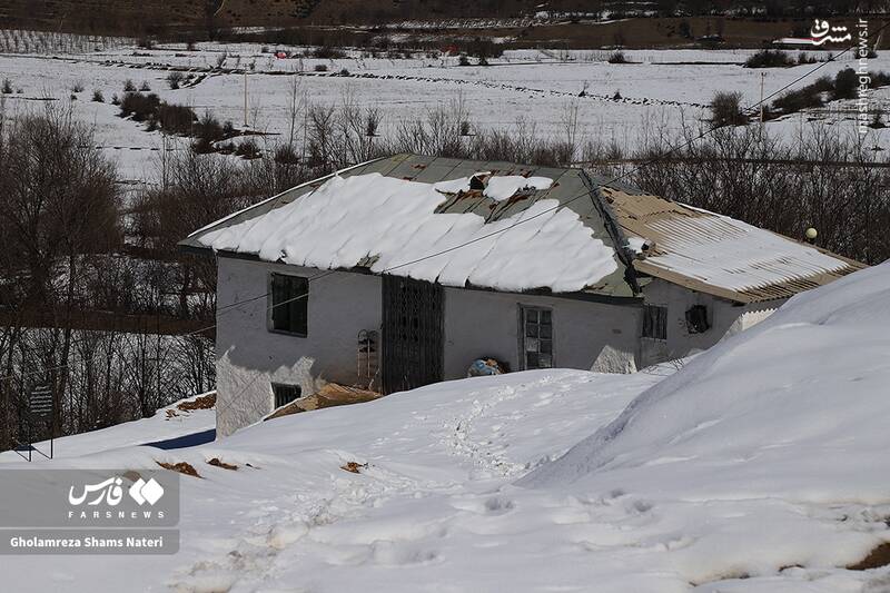 عکس/ مناظر برفی کجور مازندران