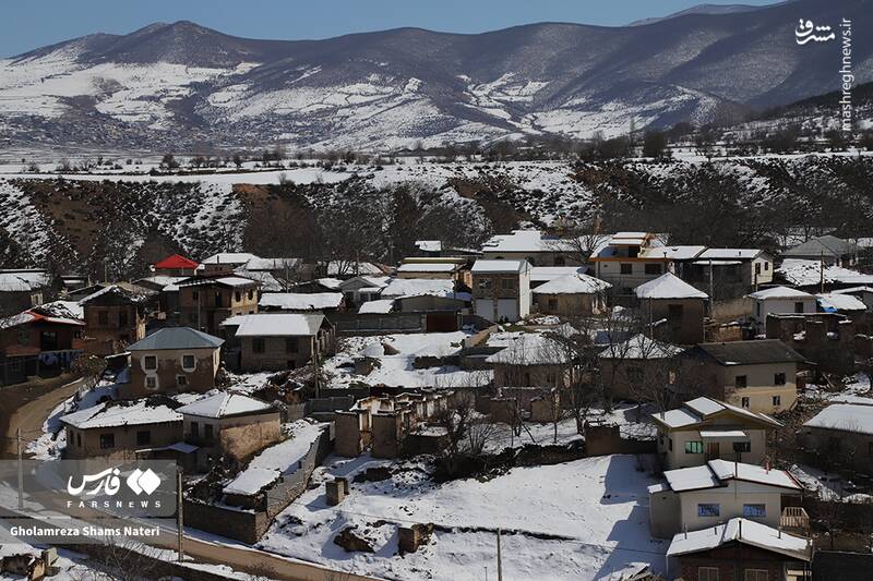 عکس/ مناظر برفی کجور مازندران