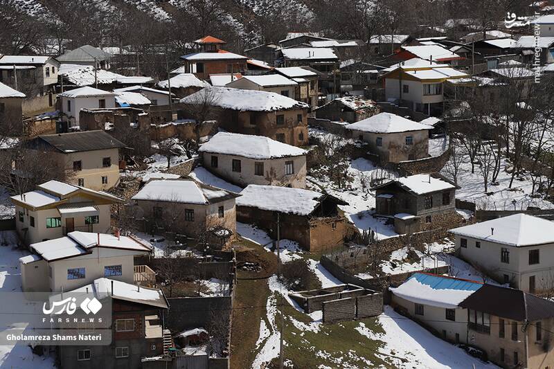 عکس/ مناظر برفی کجور مازندران