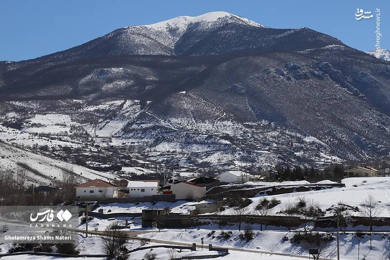 عکس/ مناظر برفی کجور مازندران