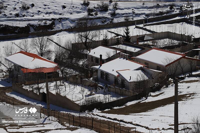 عکس/ مناظر برفی کجور مازندران