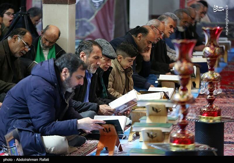 عکس/ مراسم جزخوانی قرآن کریم در همدان