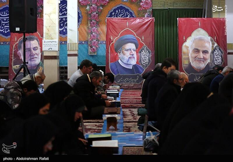 عکس/ مراسم جزخوانی قرآن کریم در همدان