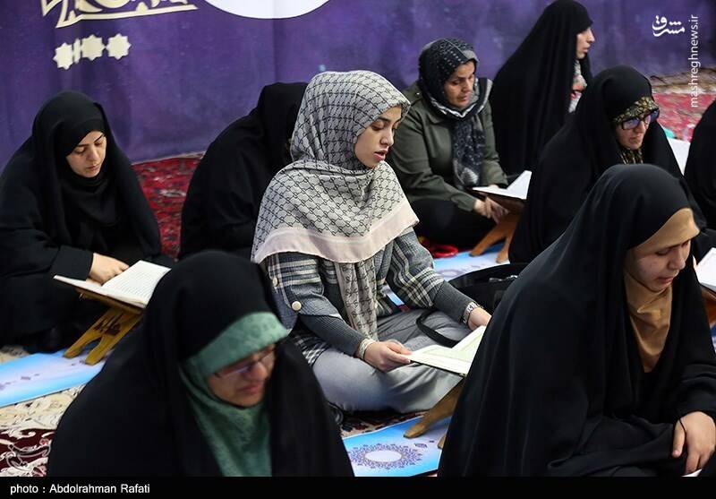 عکس/ مراسم جزخوانی قرآن کریم در همدان