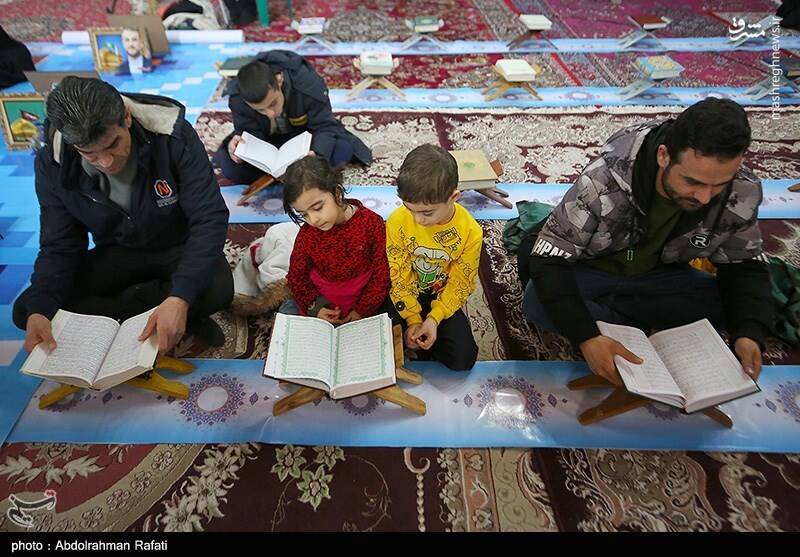 عکس/ مراسم جزخوانی قرآن کریم در همدان