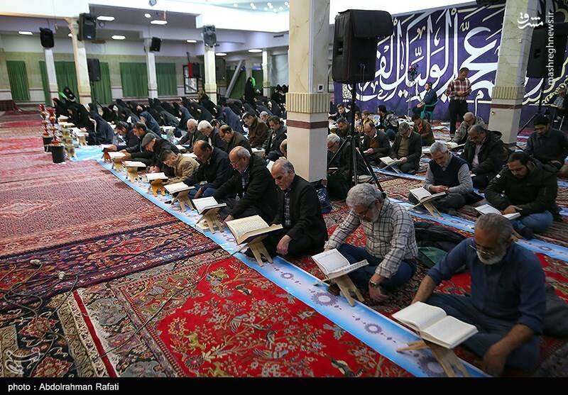 عکس/ مراسم جزخوانی قرآن کریم در همدان