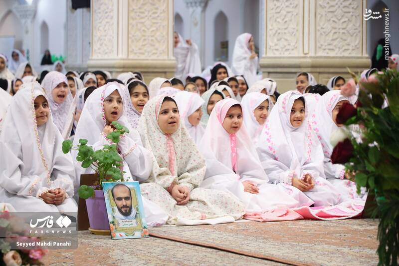 عکس/ جشن بزرگ روزه اولیها در مصلای اردبیل